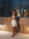BYSARAD | MEDUSA BRODERIE SKIRT & CROP TOP CO-ORD - OFF WHITE