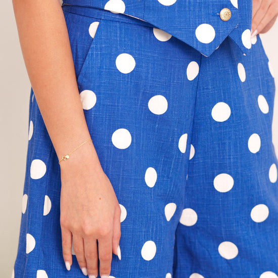 BYSARAD | POLKA DOT SHORTS & WAISTCOAT CO-ORD