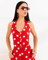 BYSARAD | POLKA DOT SHORTS & WAISTCOAT CO-ORD