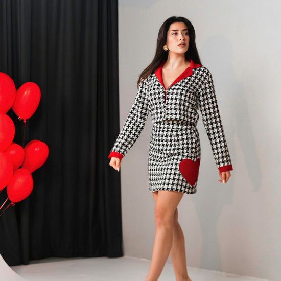 BYSARAD | THE LOVE CAPSULE - CARDIGAN & SKIRT SET