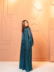 BYSARAD | THE MAHRA ABAYA - BLUE SHIMMER