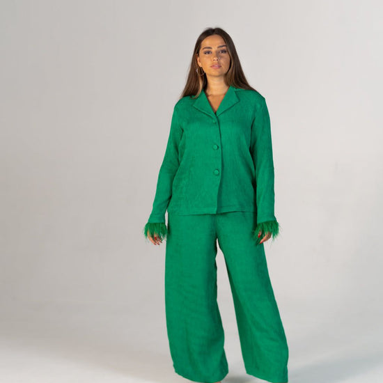 BYSARAD | THE MARGARITA SUIT - EMERALD GREEN