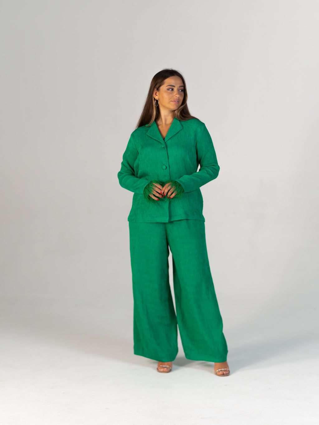 BYSARAD | THE MARGARITA SUIT - EMERALD GREEN