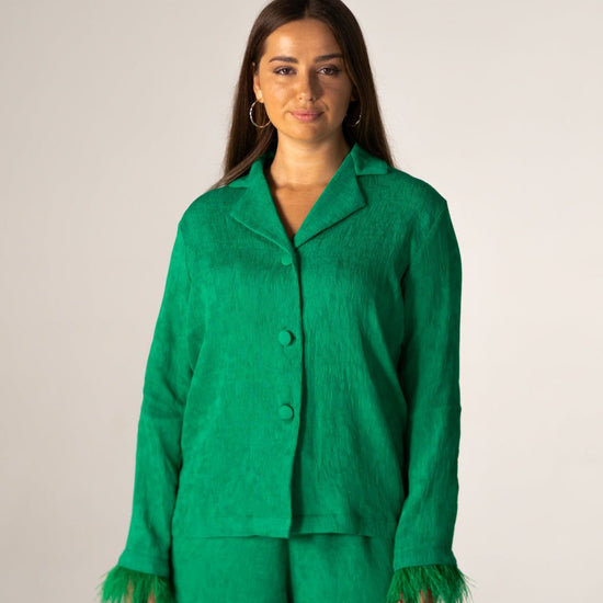 BYSARAD | THE MARGARITA SUIT - EMERALD GREEN
