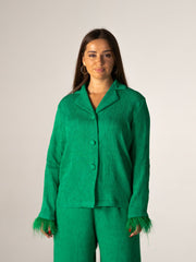 BYSARAD | THE MARGARITA SUIT - EMERALD GREEN