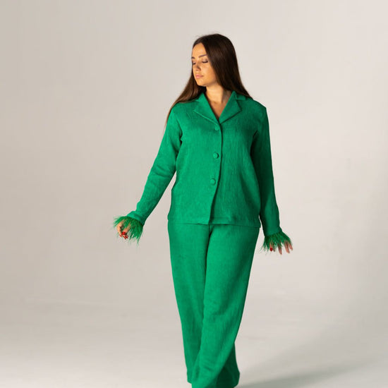 BYSARAD | THE MARGARITA SUIT - EMERALD GREEN