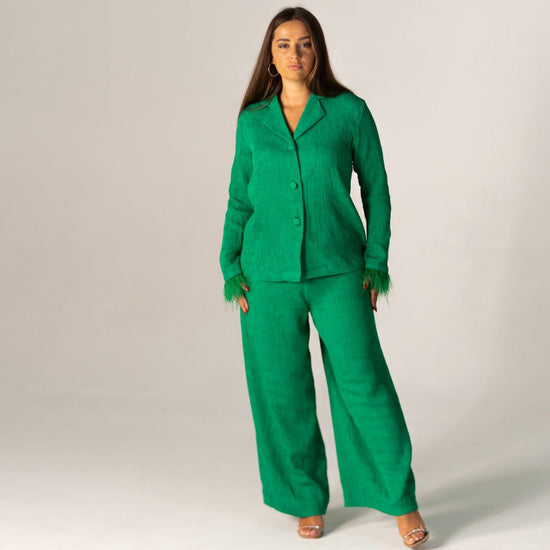 BYSARAD | THE MARGARITA SUIT - EMERALD GREEN