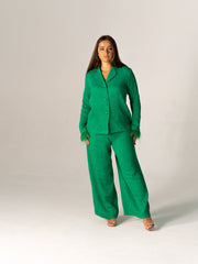 BYSARAD | THE MARGARITA SUIT - EMERALD GREEN