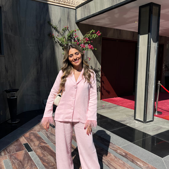 BYSARAD | THE MARGARITA SUIT - PASTEL PINK