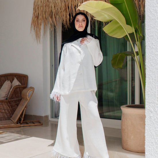 BYSARAD | THE MARGARITA SUIT - REAL WHITE