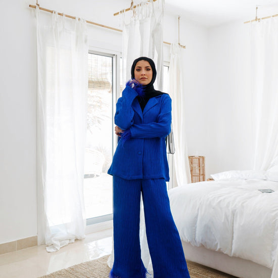 BYSARAD | THE MARGARITA SUIT - SAPPHIRE BLUE
