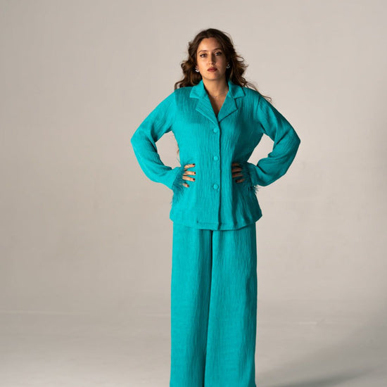 BYSARAD | THE MARGARITA SUIT - TURQUOISE
