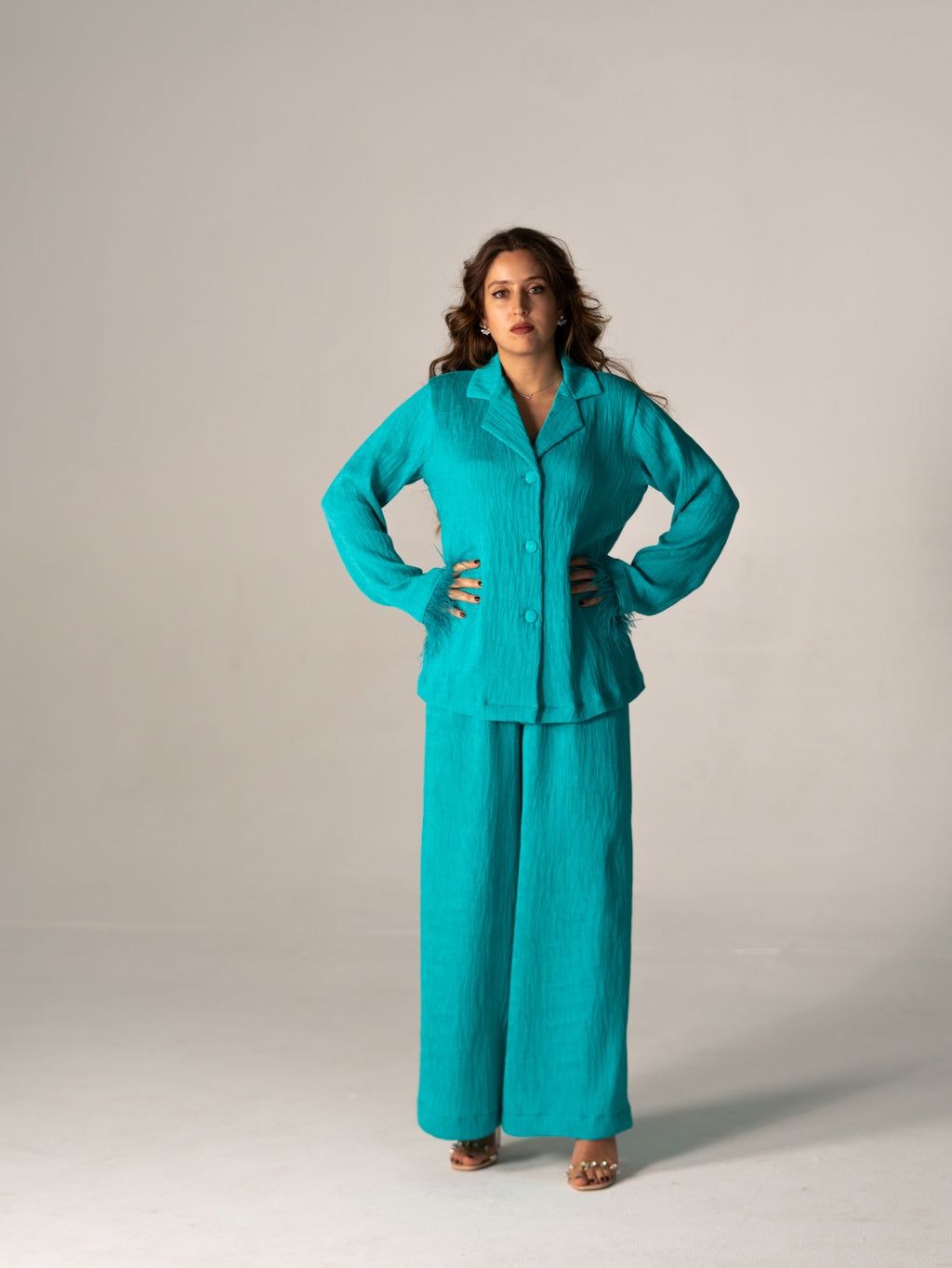 BYSARAD | THE MARGARITA SUIT - TURQUOISE