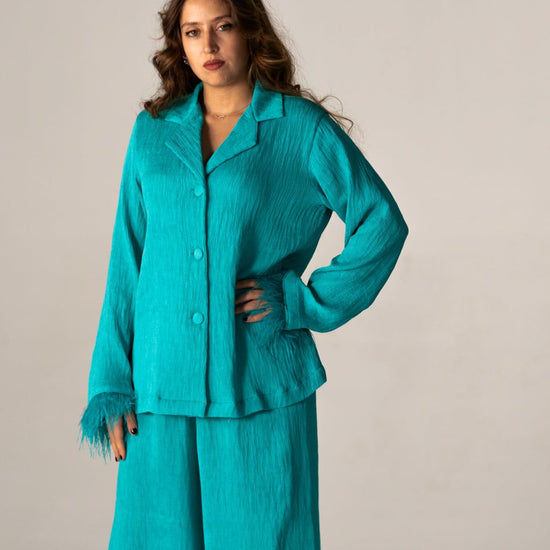 BYSARAD | THE MARGARITA SUIT - TURQUOISE