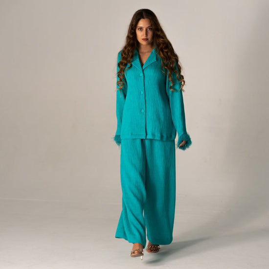 BYSARAD | THE MARGARITA SUIT - TURQUOISE