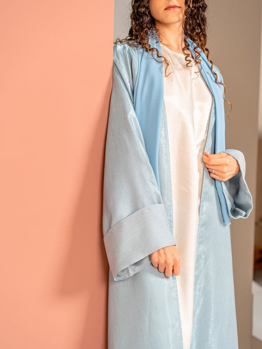 BYSARAD | THE MIRA ABAYA - BABY BLUE