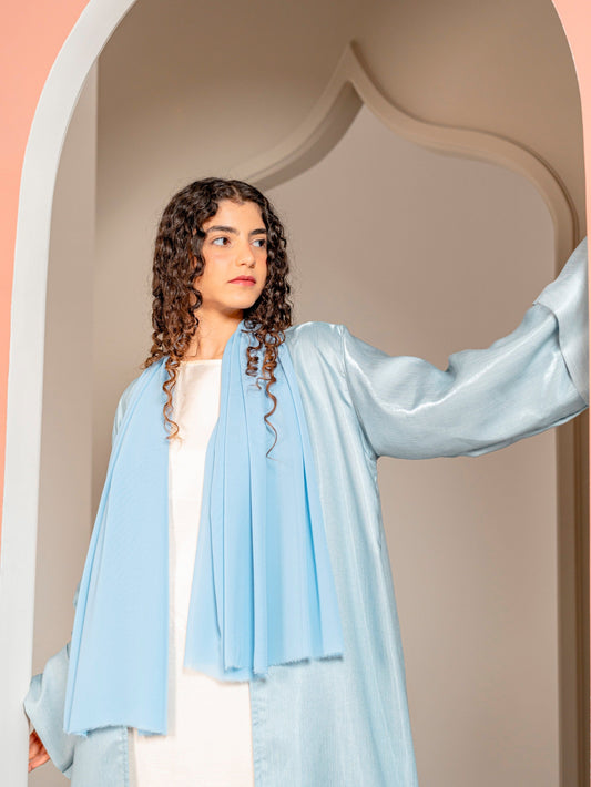 BYSARAD | THE MIRA ABAYA - BABY BLUE