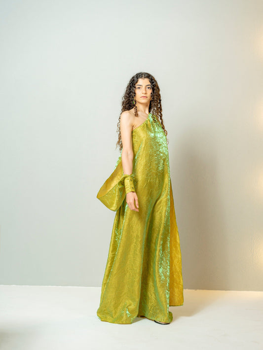 BYSARAD | THE SARA KAFTAN DRESS - GREEN